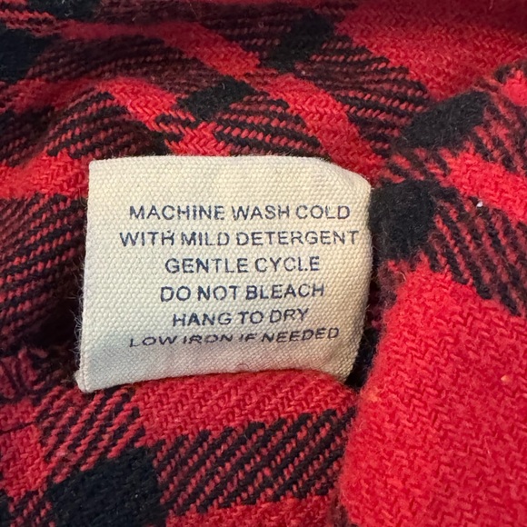 Love Notes Red/Black Plaid Shirt Jacket- size S (oversized S) - Picture 11 of 11